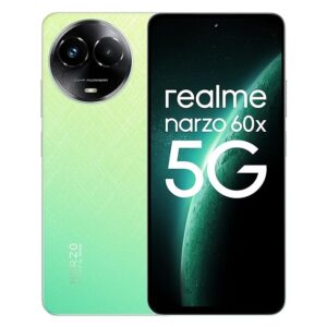 realme narzo 60X 5G (Stellar Green,6GB,128GB Storage) Up to 2TB External Memory | 50 MP AI Primary Camera | Segments only 33W Supervooc Charge