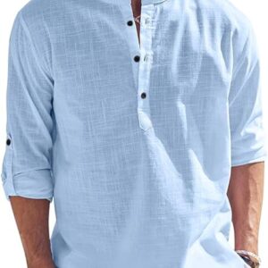 Bellstone Men Solid Cotton Blend Straight Kurta Shirt